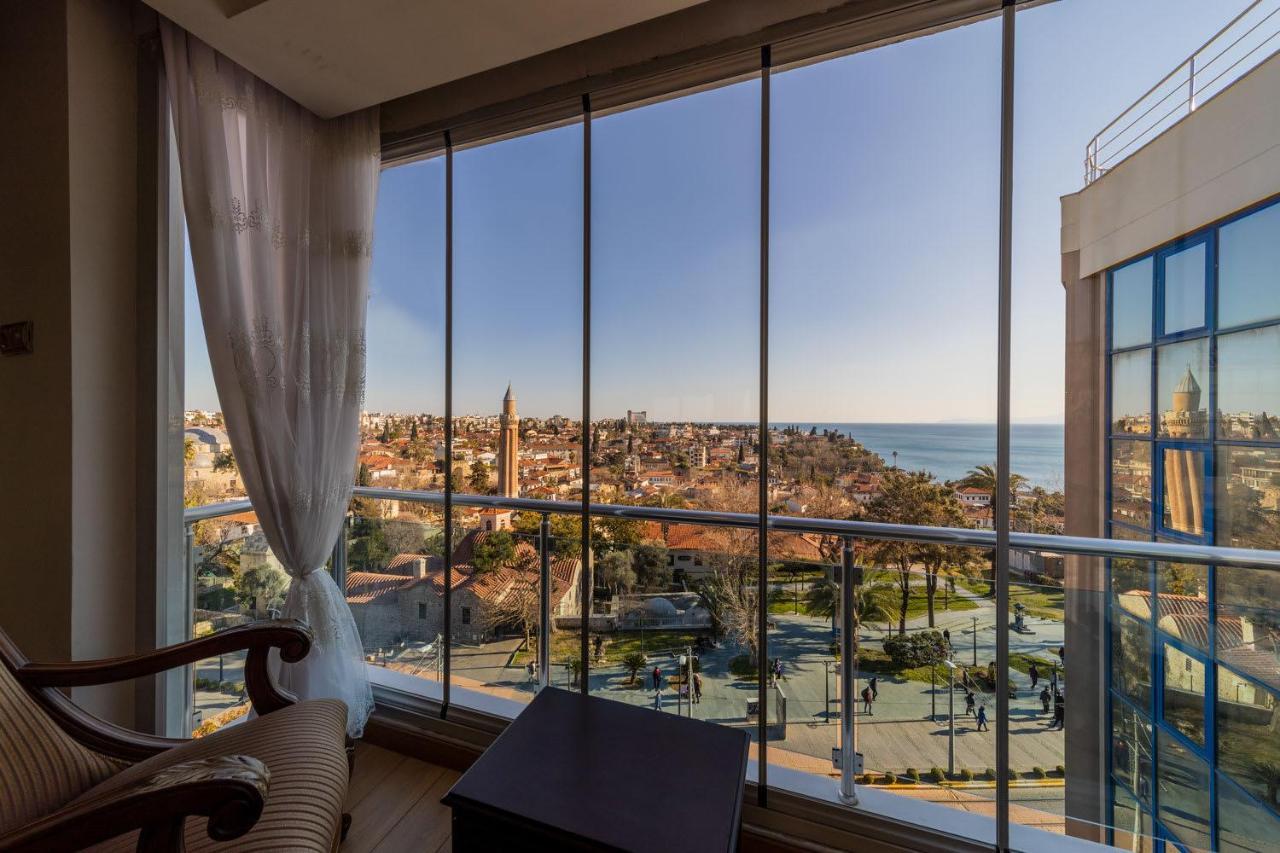 Lovely Flat With Sea View Near Beach In Muratpasa Анталия Екстериор снимка