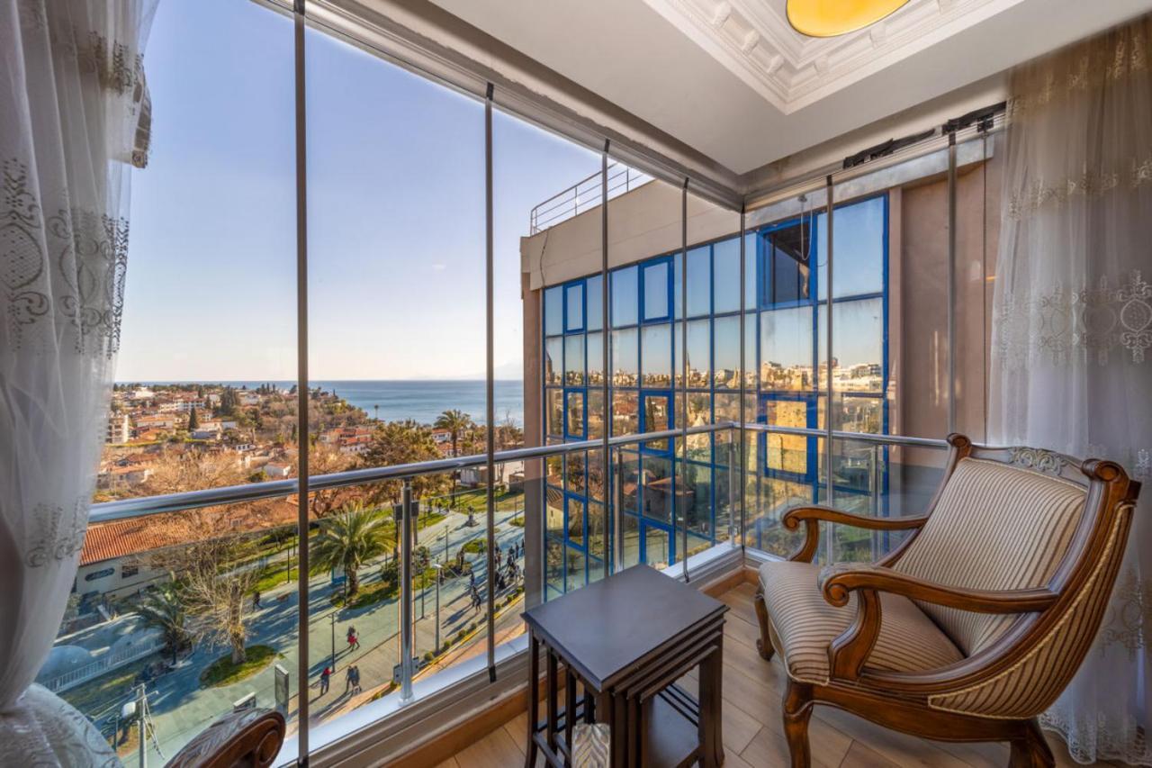 Lovely Flat With Sea View Near Beach In Muratpasa Анталия Екстериор снимка